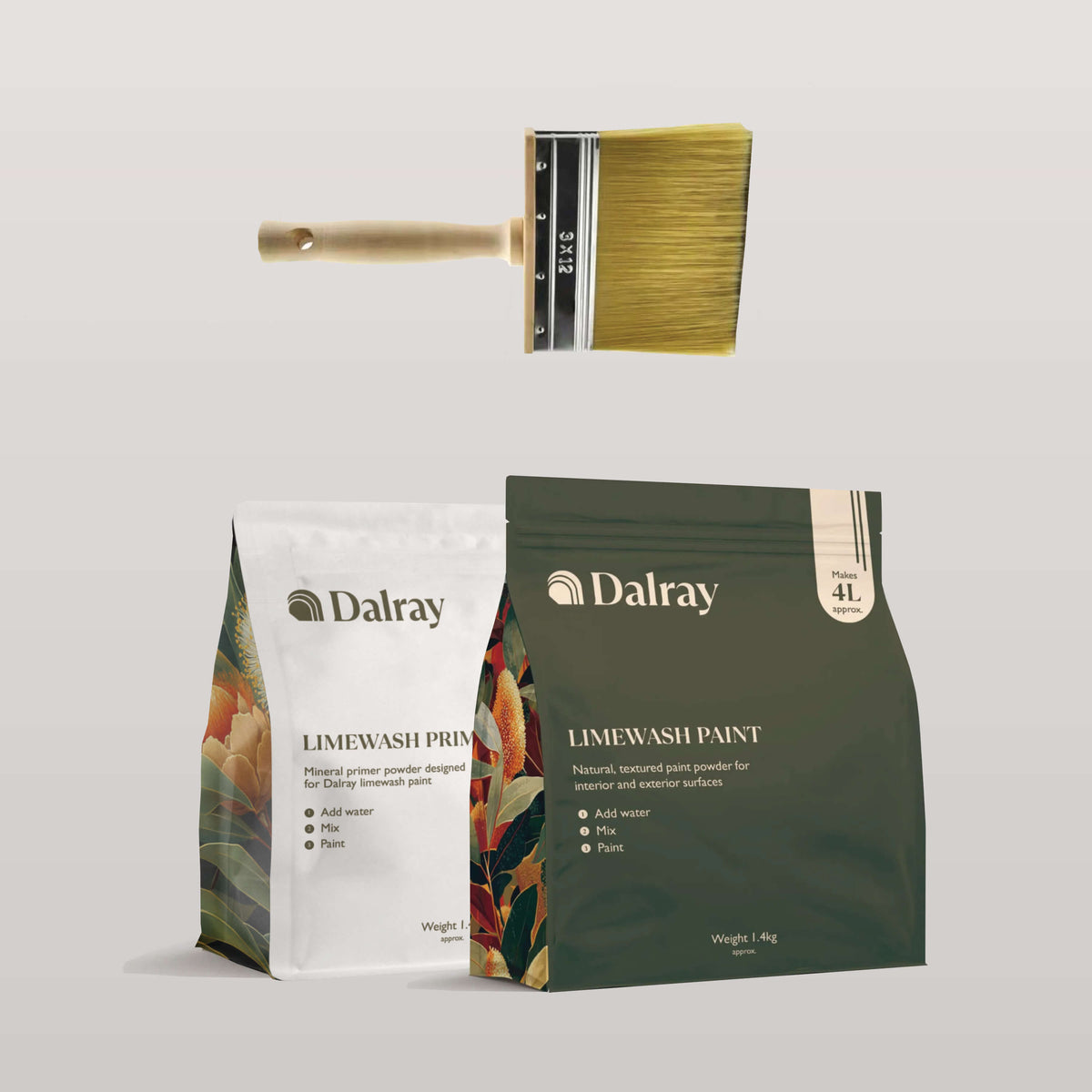 Limewash Prime & Paint Bundle - Small Room (4L)