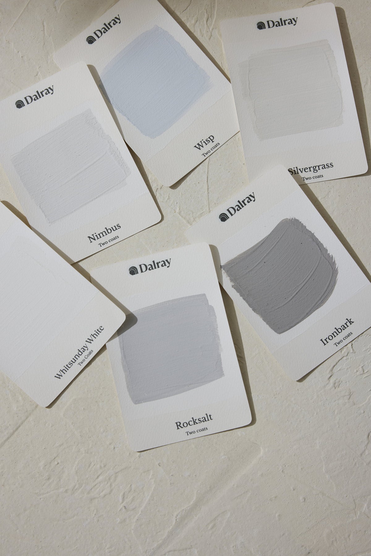 The Cools Collection - A6 Hand-Painted Swatch Set